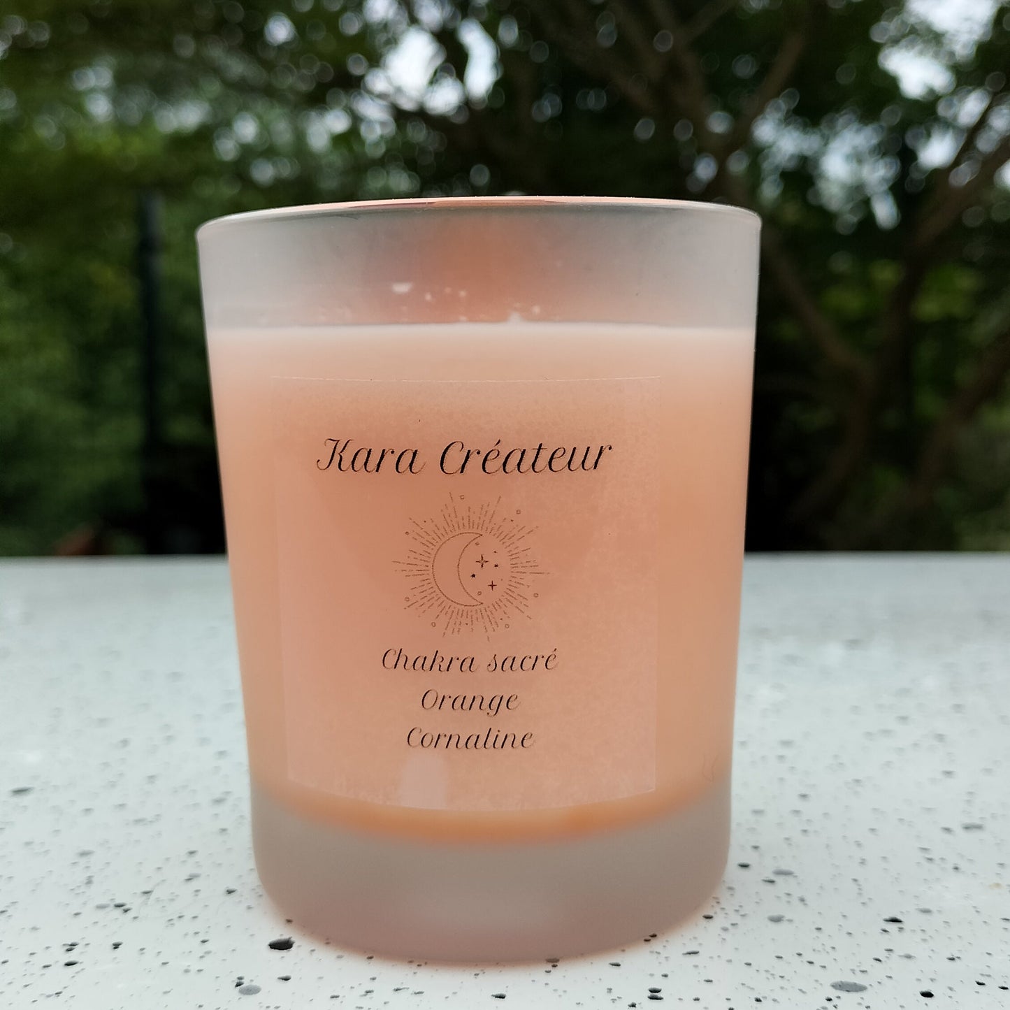 Bougie chakra sacré